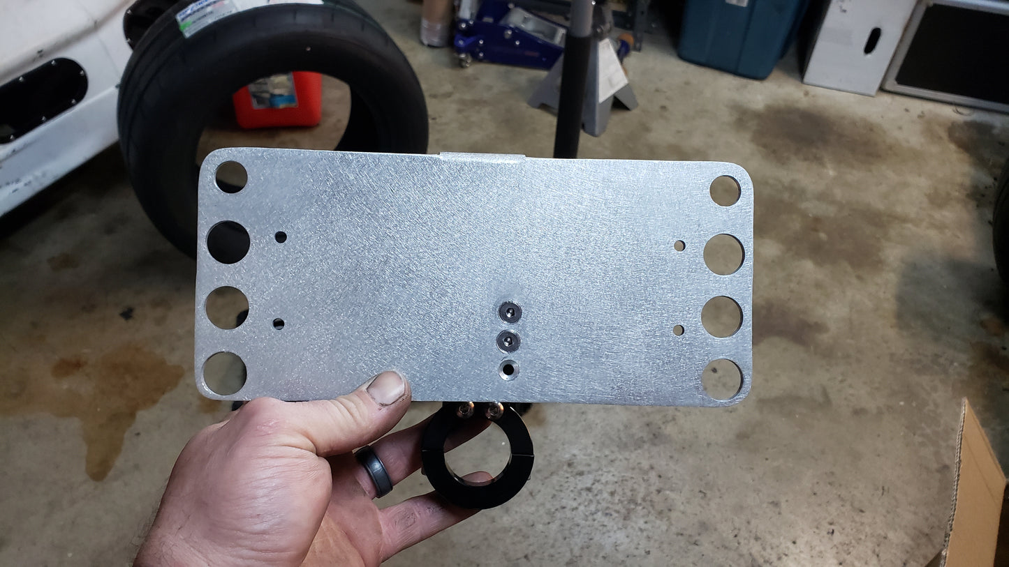 Holley 7" dash race column mount