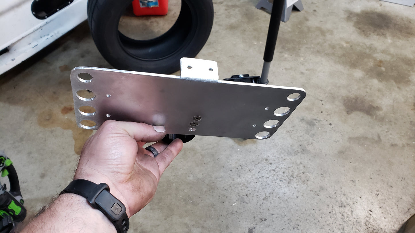 Holley 7" dash race column mount