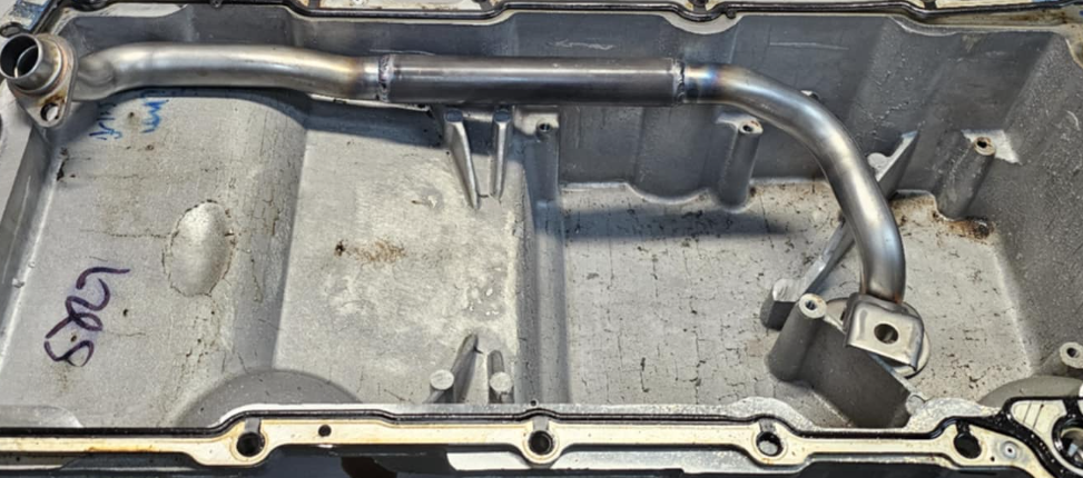 f body oil pan and pickup tube