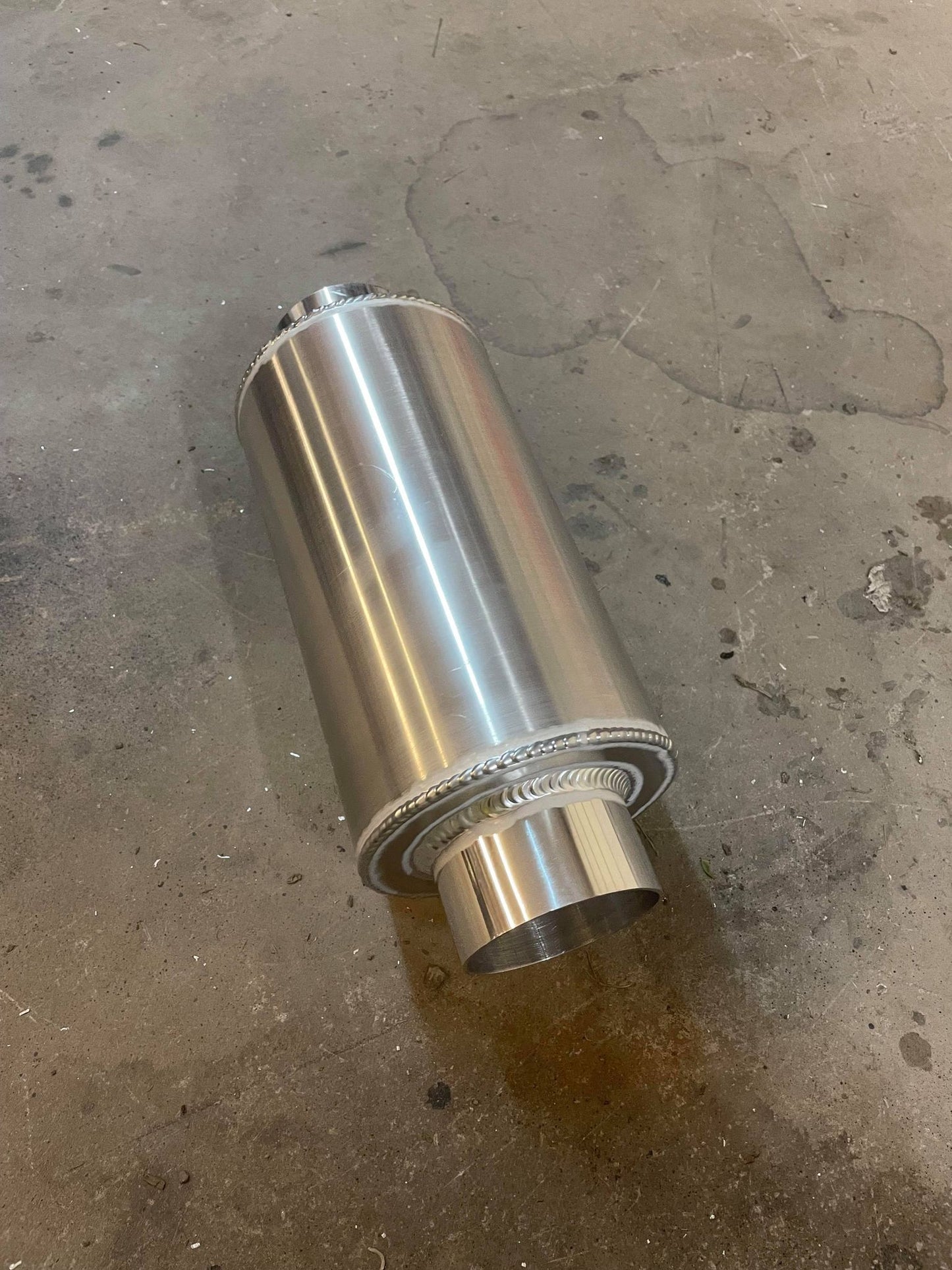 Herfurth Aluminum Racing Mufflers (HARM) Virus Vent muffler