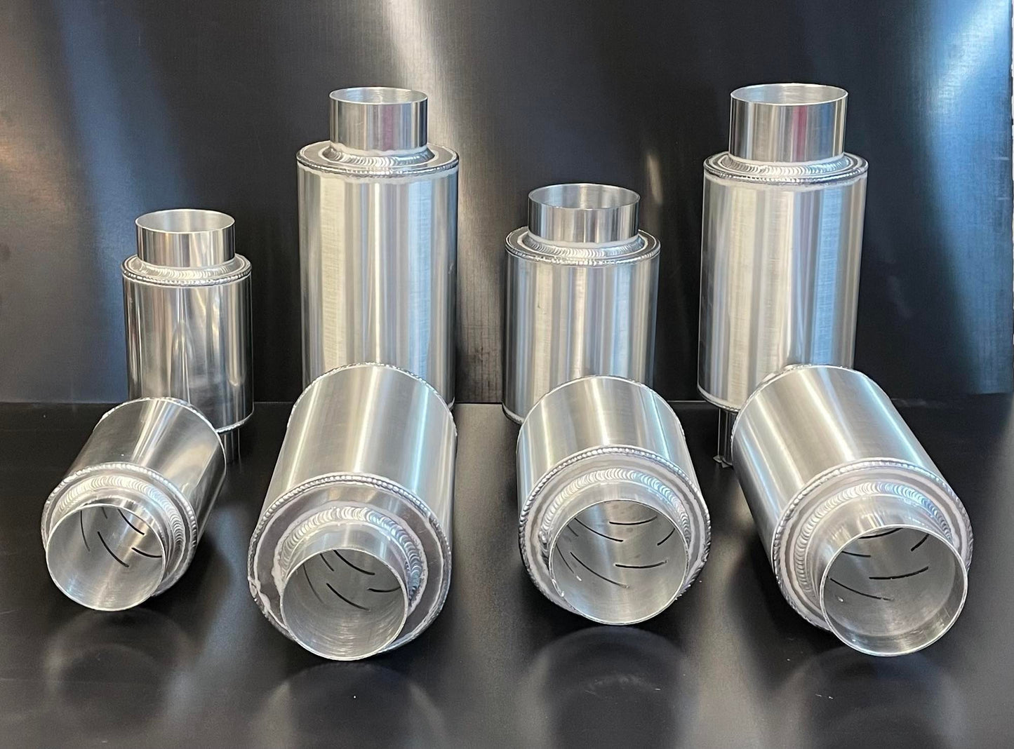 Herfurth Aluminum Racing Mufflers (HARM) Virus Vent muffler