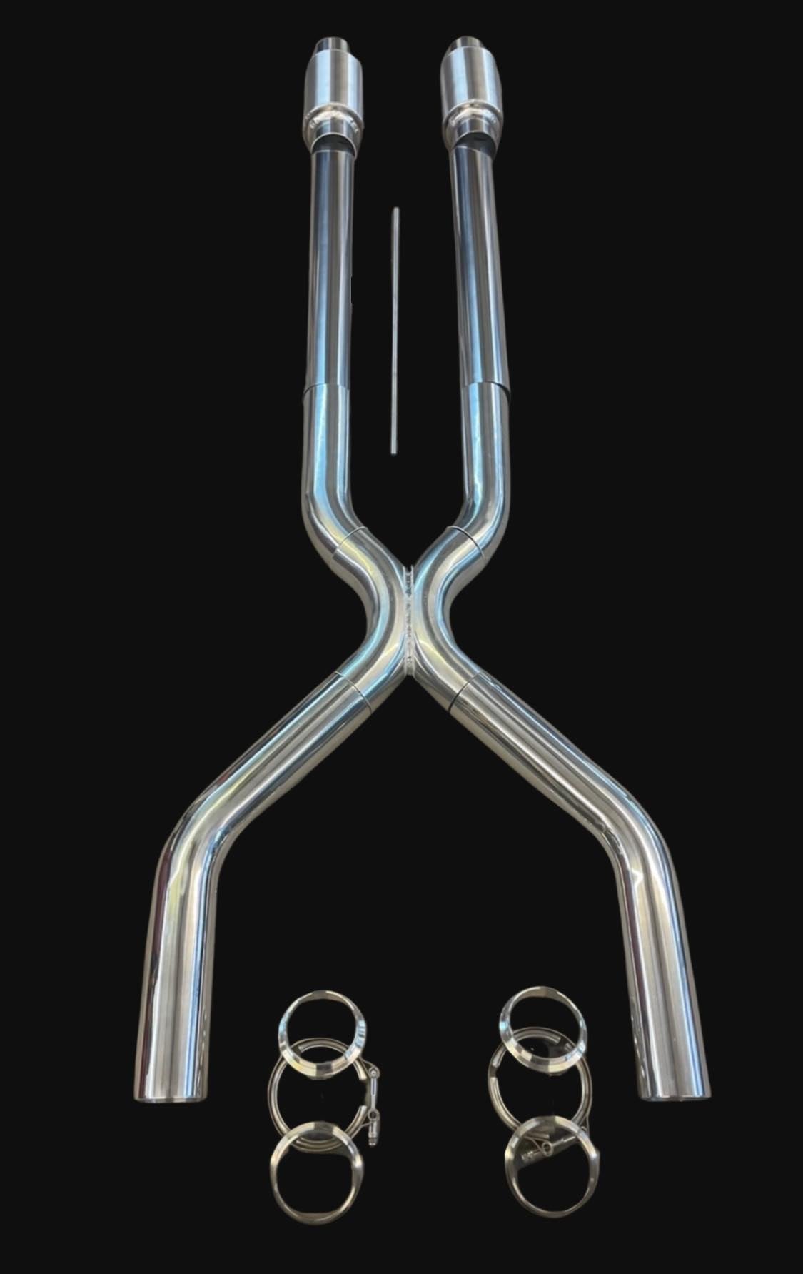 HARM aluminum exhaust universal builder kit - Standard Wall