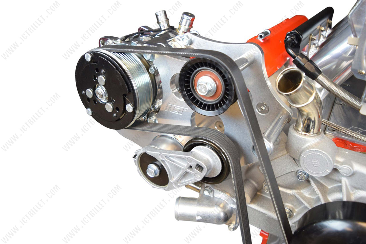 Heavy Duty LS Sanden 508 A/C Compressor Bracket Kit