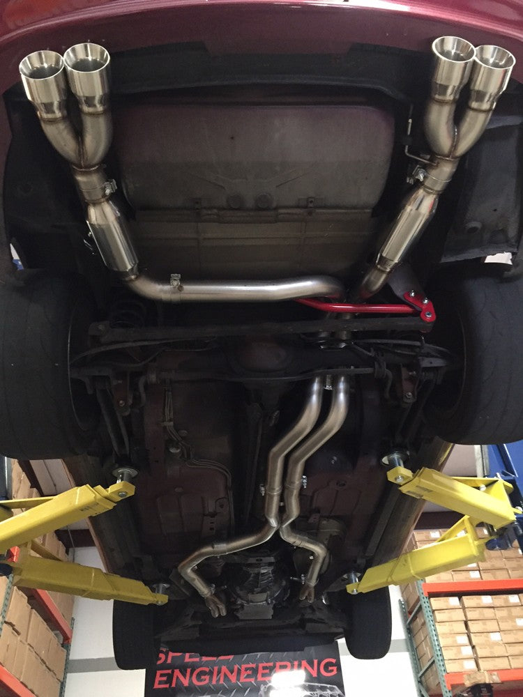 Speed Egineering F-body true dual exhaust to bumper