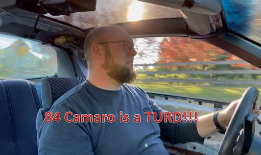 Playing with slow cars; 84 Camaro Berlinetta Ep 2 straight piped...it's a turd!!!