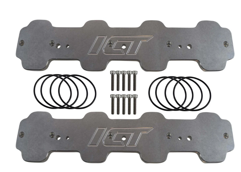 ICT LS Intake Manifold Port Block Off Plate Dust Cover Plug Wash Paint LS1 LS3 LSX