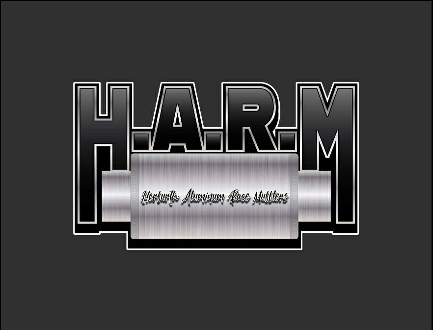 Herfurth Aluminum Racing Mufflers (HARM) Virus Vent muffler