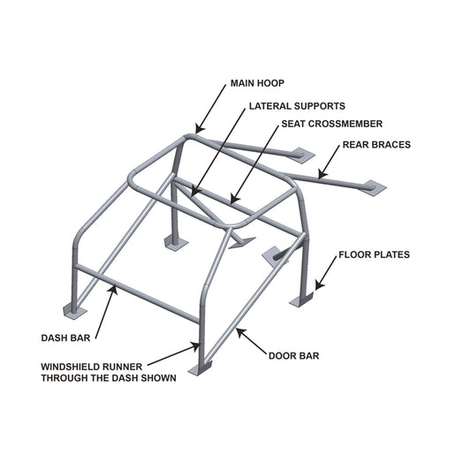 S&W Racecars 10 point roll cage